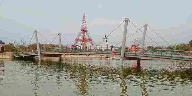 adventure island Rohini lagoon bridge