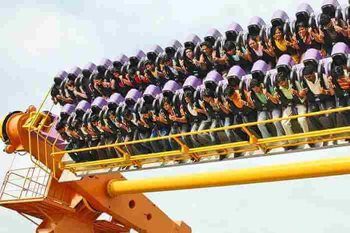 adventure island Rohini twister rides