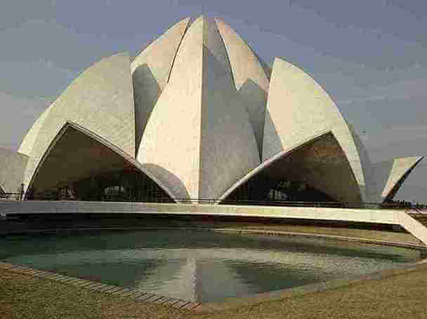 Lotus Temple Delhi Front View