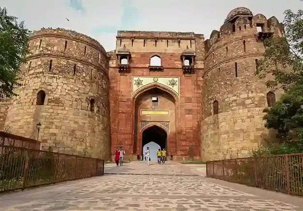 Purana Qila Delhi front gate
